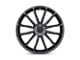 Status Goliath Gloss Black 6-Lug Wheel; 22x9.5; 15mm Offset (99-06 Sierra 1500)