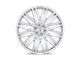 Status Adamas Silver with Mirror Cut Face 6-Lug Wheel; 20x9; 15mm Offset (99-06 Silverado 1500)