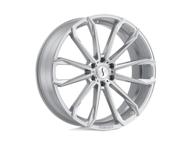 Status Mastadon Silver with Brushed Machined Face 6-Lug Wheel; 20x9; 15mm Offset (19-24 RAM 1500)