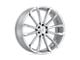 Status Mastadon Silver with Brushed Machined Face 6-Lug Wheel; 22x9.5; 15mm Offset (19-24 RAM 1500)