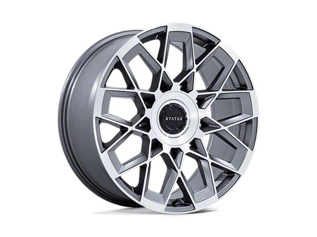 Status Matrix Anthracite Mirrored 6-Lug Wheel; 22x9.5; 25mm Offset (19-24 RAM 1500)