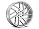 Status Juggernaut Silver with Brushed Machined 6-Lug Wheel; 24x9.5; 25mm Offset (19-23 Ranger)