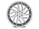 Status Juggernaut Silver with Brushed Machined 6-Lug Wheel; 24x9.5; 25mm Offset (19-23 Ranger)