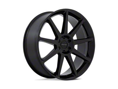 Status Mammoth Gloss Black 6-Lug Wheel; 24x10; 30mm Offset (19-25 Sierra 1500)