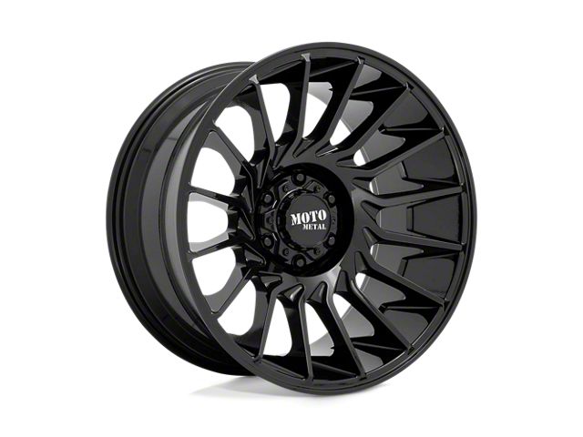 Status Mammoth Gloss Black 6-Lug Wheel; 26x10; 30mm Offset (19-24 Sierra 1500)