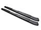 4X Series 4-Inch Oval Side Step Bars; Rocker Mount; Black (14-18 Sierra 1500 Double Cab, Crew Cab)