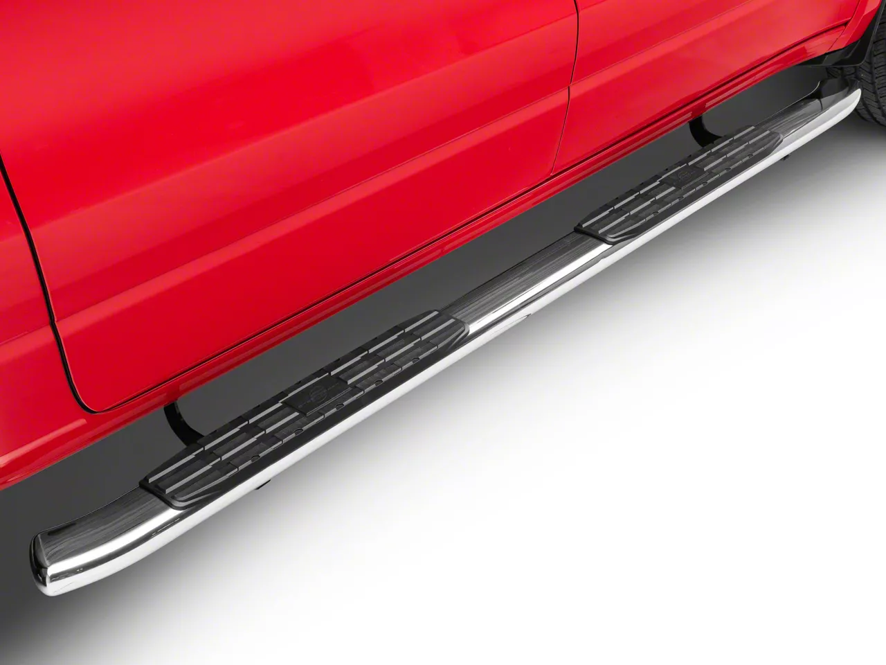 RAM 1500 4X Series 4-Inch Oval Side Step Bars; Stainless Steel (19-24 ...