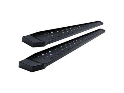 STX600 Running Boards; Black (17-24 F-250 Super Duty Regular Cab)