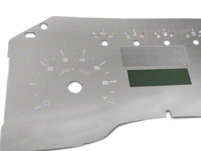 US Speedo Stainless Edition Gauge Face; MPH; White (09-10 F-150 Lariat)