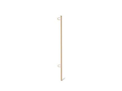 Steinjager 3.80-Foot Flag Pole Kit; Military Beige (Universal; Some Adaptation May Be Required)