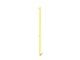 Steinjager 5-Foot Flag Pole Kit; Neon Yellow (Universal; Some Adaptation May Be Required)