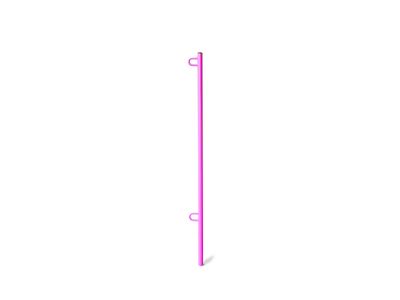 Steinjager 3.80-Foot Flag Pole Kit; Hot Pink (Universal; Some Adaptation May Be Required)