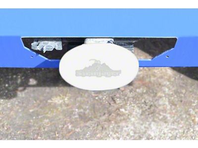 Steinjager Hitch Cover; Cloud White (Universal; Some Adaptation May Be Required)