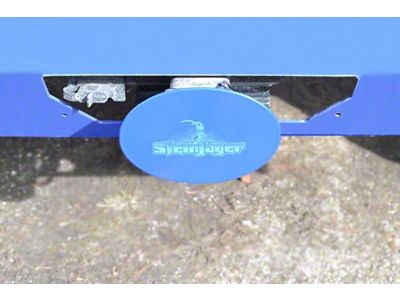 Steinjager Hitch Cover; Playboy Blue (Universal; Some Adaptation May Be Required)