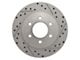 StopTech Sport Drilled and Slotted 6-Lug Rotor; Front Driver Side (91-96 4WD Dakota)