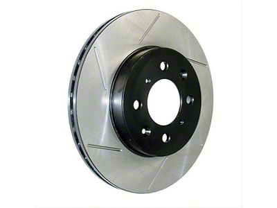 StopTech Cryo Sport Slotted 5-Lug Rotor; Front Driver Side (97-Early 00 2WD F-150 w/ Rear Wheel ABS, Excluding Lightning)