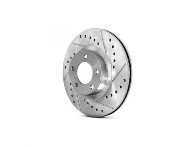 StopTech Sport Drilled and Slotted 5-Lug Rotor; Rear Passenger Side (Late 00-03 F-150 w/ Rear Disc Brakes; 99-03 F-150 Lightning)