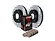 StopTech Sport Axle Slotted and Drilled 5-Lug Brake Rotor and Pad Kit; Front (99-Early 00 F-150 Lightning)