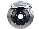 StopTech ST-60 Performance Drilled 2-Piece 6-Lug Front Big Brake Kit; Silver Calipers (04-08 2WD F-150)