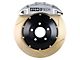 StopTech ST-60 Performance Slotted Coated 2-Piece 6-Lug Front Big Brake Kit; Silver Calipers (04-08 2WD F-150)