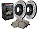 StopTech Street Axle Drilled 6-Lug Brake Rotor and Pad Kit; Front (10-20 F-150)