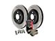 StopTech Street Axle Slotted 8-Lug Brake Rotor and Pad Kit; Front (11-10/21/12 4WD F-350 Super Duty DRW)