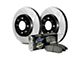 StopTech Truck Axle Slotted 8-Lug Brake Rotor and Pad Kit; Front (11-10/21/12 2WD F-350 Super Duty DRW)