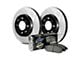 StopTech Truck Axle Slotted 8-Lug Brake Rotor and Pad Kit; Rear (10/22/12-22 2WD F-350 Super Duty DRW)