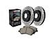 StopTech Street Axle Drilled and Slotted 8-Lug Brake Rotor and Pad Kit; Rear (06-08 RAM 1500 Mega Cab)