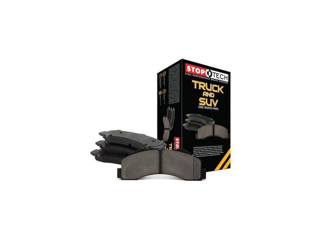 StopTech Truck and SUV Semi-Metallic Brake Pads; Front Pair (06-18 RAM 1500, Excluding SRT-10 & Mega Cab)