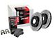 StopTech Street Axle Drilled and Slotted 8-Lug Brake Rotor and Pad Kit; Front (03-08 RAM 2500)