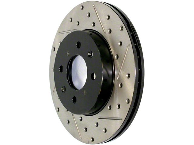 StopTech Sport Drilled and Slotted 8-Lug Rotor; Rear Driver Side (03-08 RAM 3500)