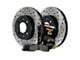 StopTech Truck Axle Slotted and Drilled 8-Lug Brake Rotor and Pad Kit; Front (11-10/21/12 2WD F-350 Super Duty DRW)