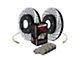 StopTech Sport Axle Drilled and Slotted 6-Lug Brake Rotor and Pad Kit; Front (05-06 Sierra 1500 w/ Rear Drum Brakes)