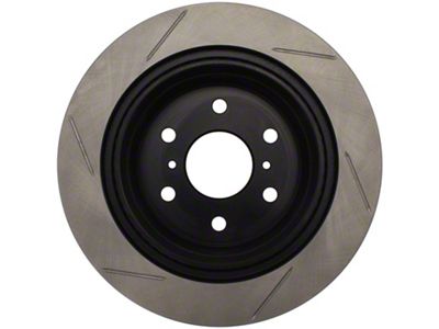 StopTech Sport Slotted 6-Lug Rotor; Rear Driver Side (14-18 Sierra 1500)