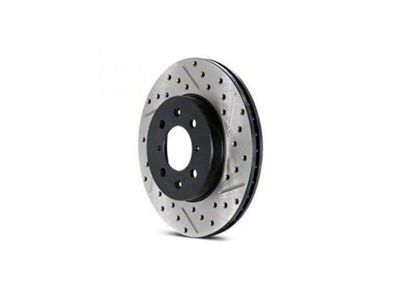 StopTech Sportstop Cryo Drilled and Slotted 6-Lug Rotor; Rear Passenger Side (2004 Sierra 1500)