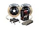 StopTech ST-60 Performance Drilled Coated 2-Piece Front Big Brake Kit; Silver Calipers (07-13 Sierra 1500)