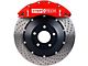 StopTech ST-60 Performance Drilled 2-Piece Front Big Brake Kit; Red Calipers (07-13 Sierra 1500)