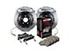 StopTech ST-60 Performance Slotted 2-Piece Front Big Brake Kit with 380x32mm Rotors; Black Calipers (99-06 Sierra 1500)