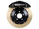 StopTech ST-60 Performance Slotted Coated 2-Piece Front Big Brake Kit; Black Calipers (07-13 Sierra 1500)