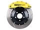 StopTech ST-60 Performance Slotted 2-Piece Front Big Brake Kit with 380x35mm Rotors; Yellow Calipers (15-16 Sierra 1500)