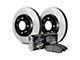 StopTech Truck Axle Slotted 6-Lug Brake Rotor and Pad Kit; Rear (2005 Sierra 1500 Crew Cab w/ Quadrasteer)