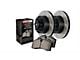 StopTech Truck Axle Slotted 6-Lug Brake Rotor and Pad Kit; Front and Rear (07-13 Sierra 1500 w/ Rear Disc Brakes)