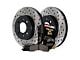 StopTech Truck Axle Slotted and Drilled 6-Lug Brake Rotor and Pad Kit; Front (05-06 Sierra 1500 w/ Rear Drum Brakes)