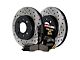 StopTech Truck Axle Slotted and Drilled 6-Lug Brake Rotor and Pad Kit; Front (05-06 Sierra 1500 w/ Rear Drum Brakes; 07-18 Sierra 1500)