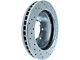 StopTech Sport Drilled and Slotted 8-Lug Rotor; Front Passenger Side (07-10 Sierra 2500 HD)