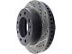 StopTech Sport Drilled and Slotted 8-Lug Rotor; Front Driver Side (07-10 Sierra 2500 HD)