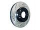 StopTech Sport Drilled and Slotted 8-Lug Rotor; Rear Driver Side (07-10 Sierra 2500 HD)