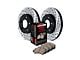 StopTech Sport Axle Slotted and Drilled 8-Lug Brake Rotor and Pad Kit; Front (07-10 Sierra 3500 HD)