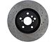 StopTech Sport Drilled and Slotted 8-Lug Rotor; Rear Driver Side (11-19 Sierra 3500 HD SRW)